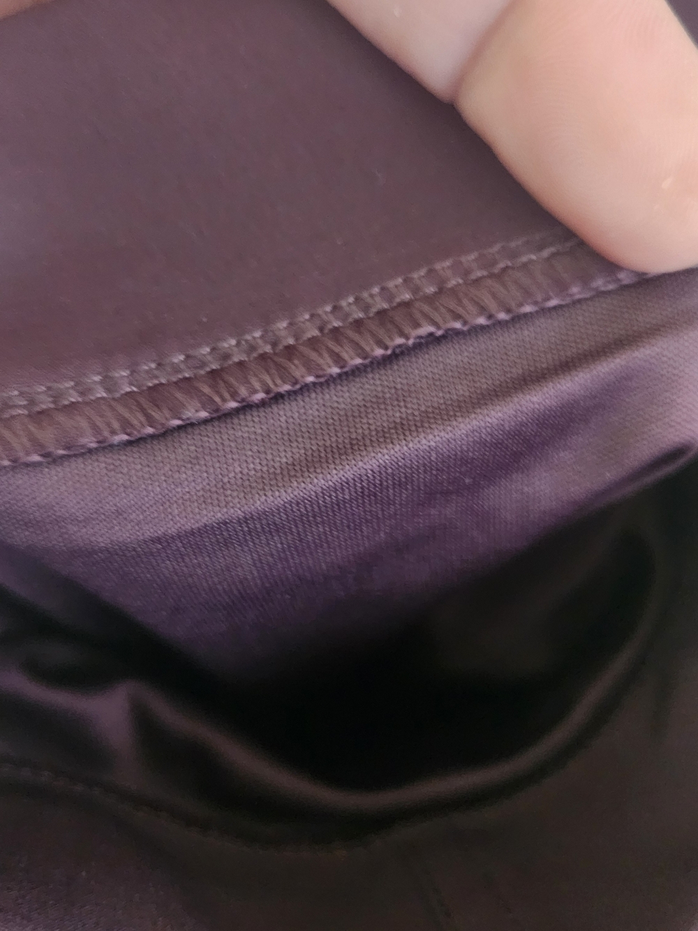 Mondetta Women's Straight-Leg Pants in Deep Burgundy - Picture 7 of 7
